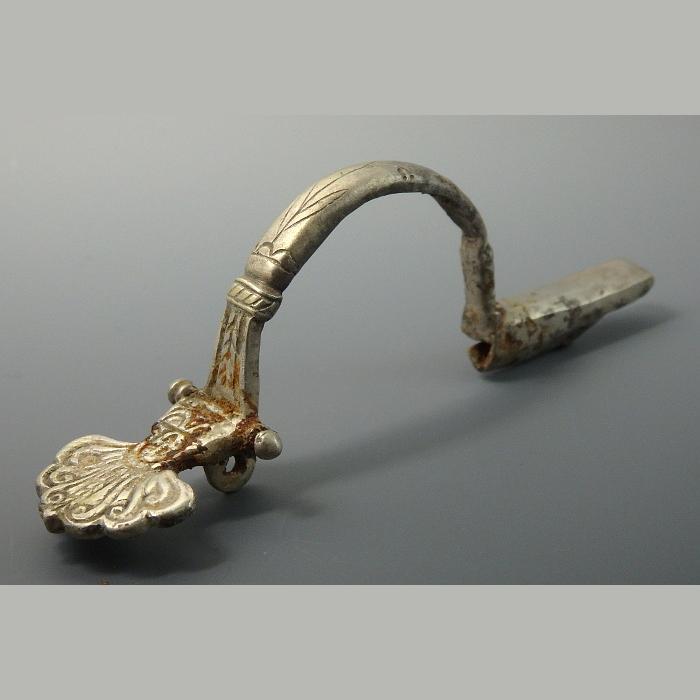 Large Roman Silver Zoomorphic Fibula Brooch. Nice Style