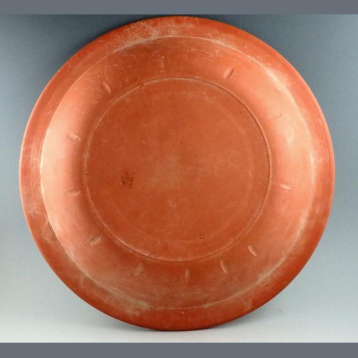 Superb Roman North African Dimpled Red Ware Dish