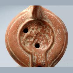 Roman North African Terracotta Oil Lamp