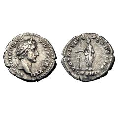 Antoninus Pius Ar Denarius