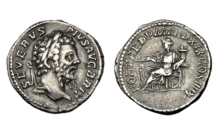 Septimius Severus Ar Denarius - Den of Antiquity