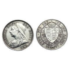Victoria Ar Half Crown