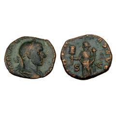 Trebonianus Gallus Ae Sestertius