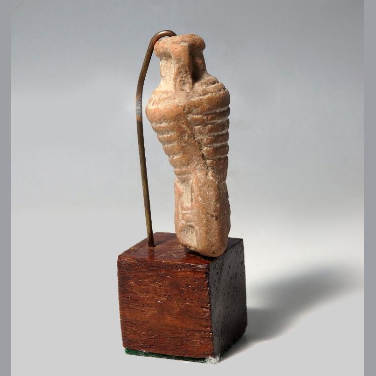 Romano-Egyptian Terracotta Miniature Amphora - Image 4