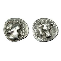 Caria Knidos Ar Hemidrachm