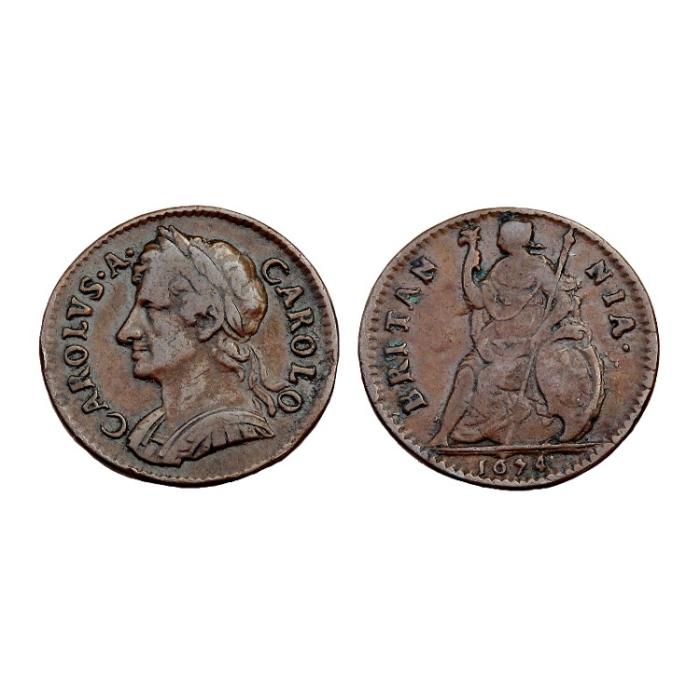 Charles II Ae Farthing