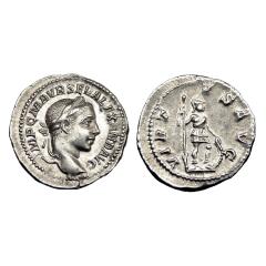 Severus Alexander Ar Denarius. Fine Portrait