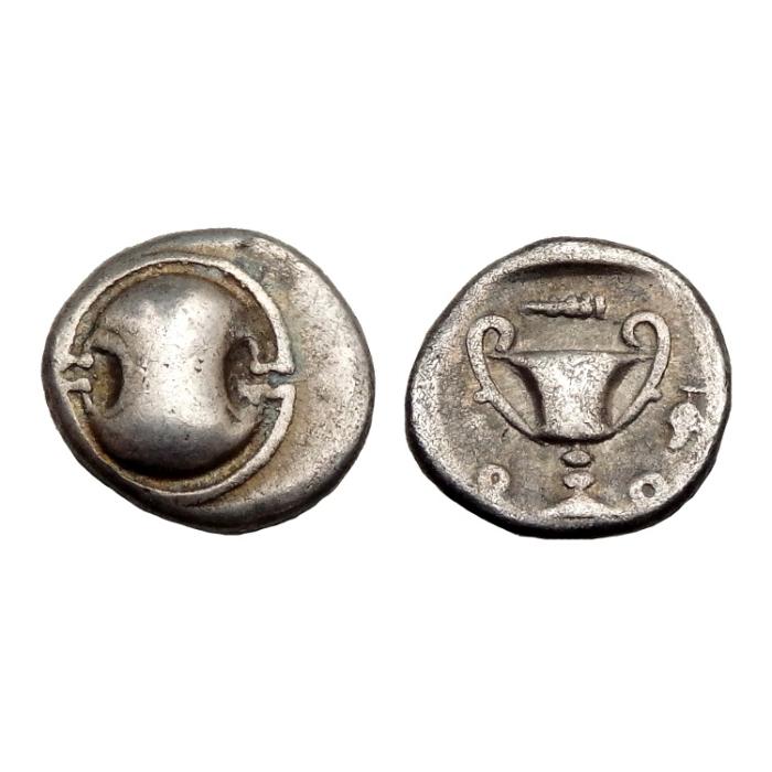 Boetia Federal Coinage Ar Hemidrachm