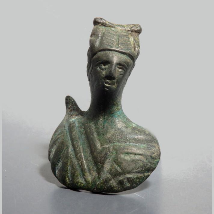 Roman Bronze Applique/Mount of Diana