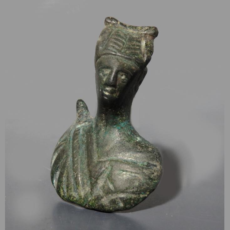 Roman Bronze Applique/Mount of Diana - Image 4