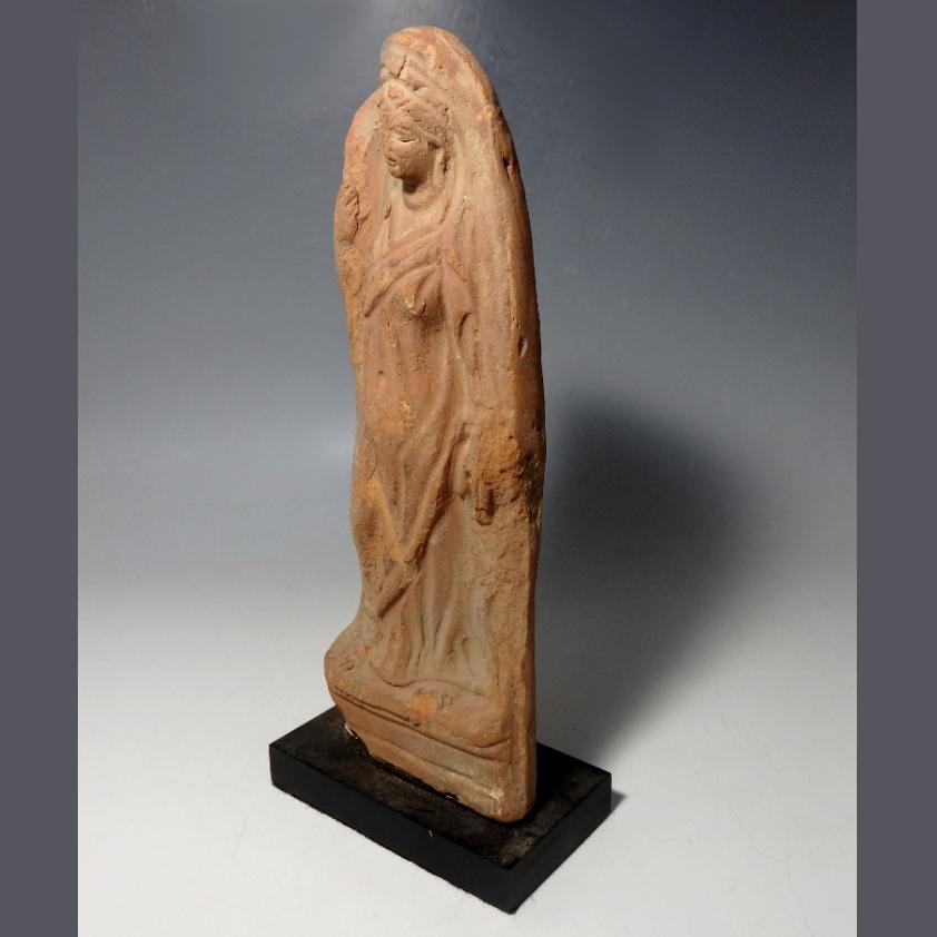 Romano-Egyptian Terracotta Statuette of Female Figure - Image 6