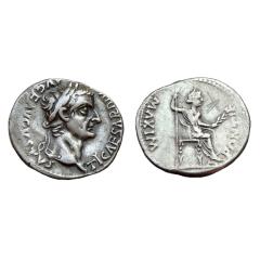 Tiberius Ar Denarius. HELMINGHAM HOARD