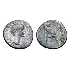 Tiberius Ar Denarius. HELMINGHAM HOARD