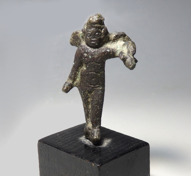 Roman Bronze Statuette of Eros