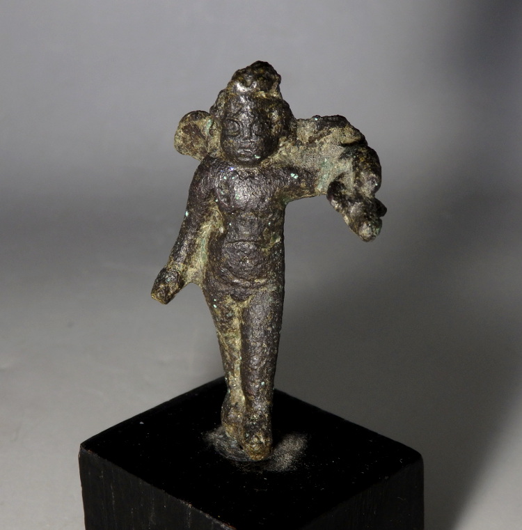 Roman Bronze Statuette of Eros - Image 2