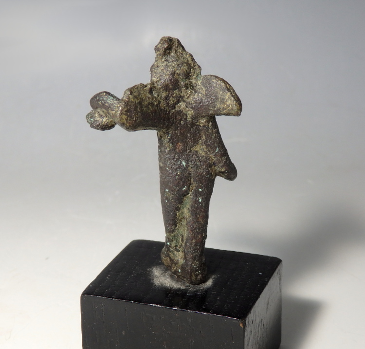 Roman Bronze Statuette of Eros - Image 6