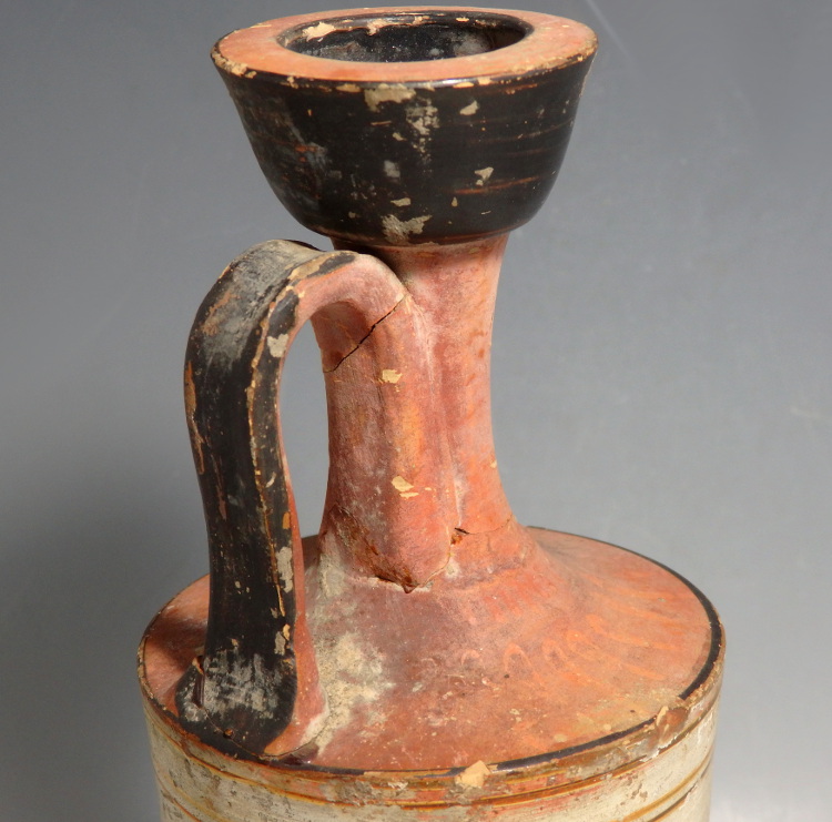 Very Large Decorated Attic White-Ground Lekythos - Image 10