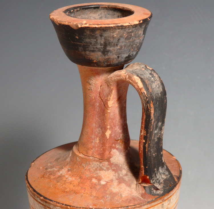 Very Large Decorated Attic White-Ground Lekythos - Image 9