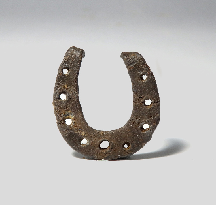 Medieval Bronze Miniature Horse Shoe of Saint Eligius