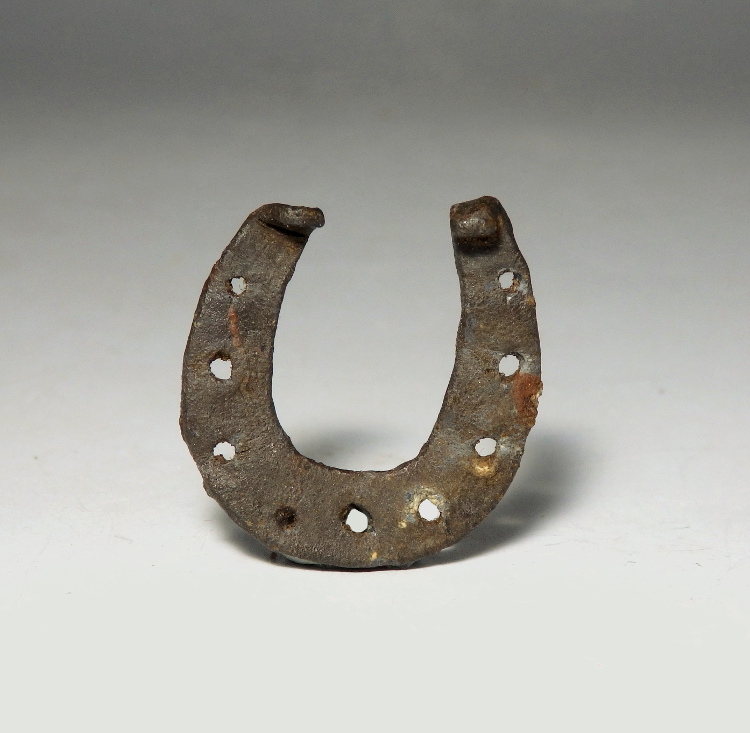 Medieval Bronze Miniature Horse Shoe of Saint Eligius - Image 2