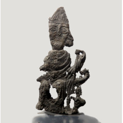 Large Medieval Pewter Pilgrim Badge Fragment of St Leonard of Noblac