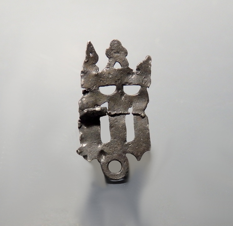 Medieval Pewter Pilgrim Badge of Crowned Letter M - Image 2