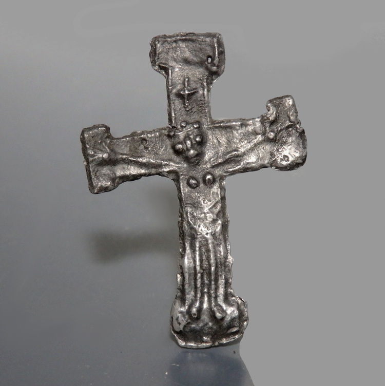 Medieval Pewter Cross of The Crucifixion of Christ