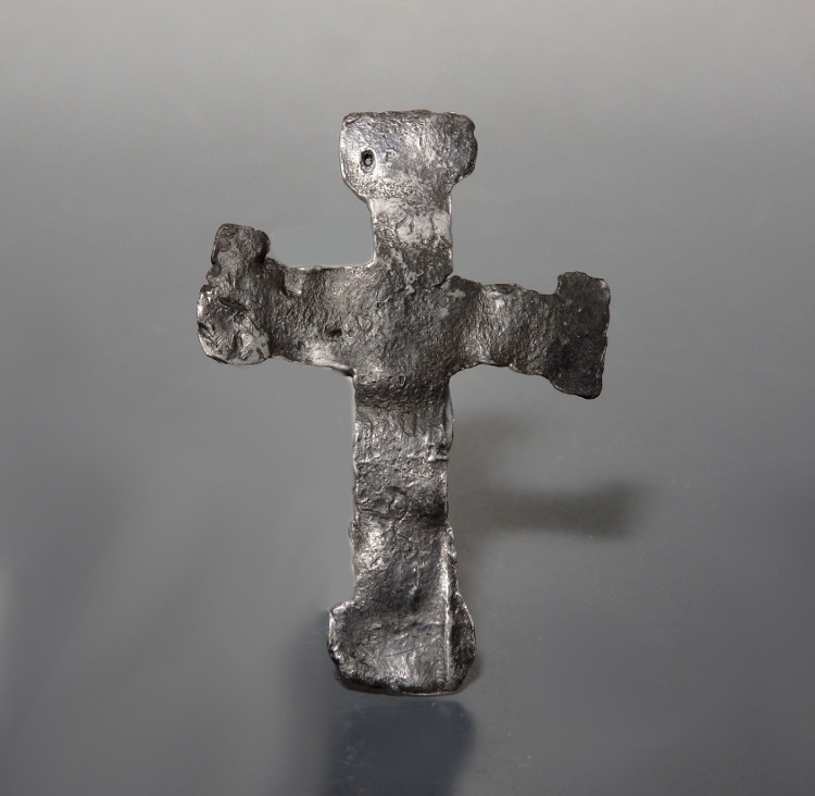 Medieval Pewter Cross of The Crucifixion of Christ - Image 2