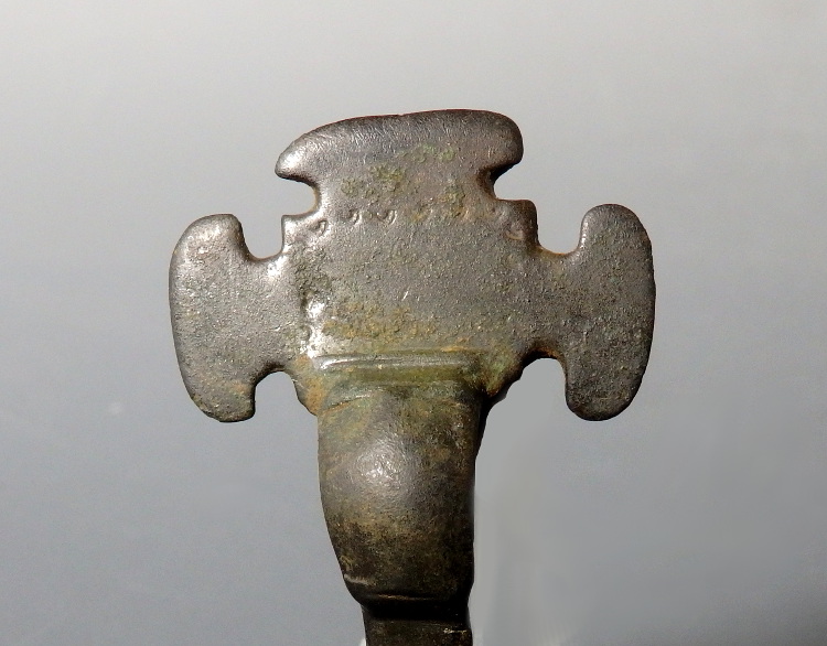 Anglo-Saxon Small Bronze Decorated Long Brooch - Image 6