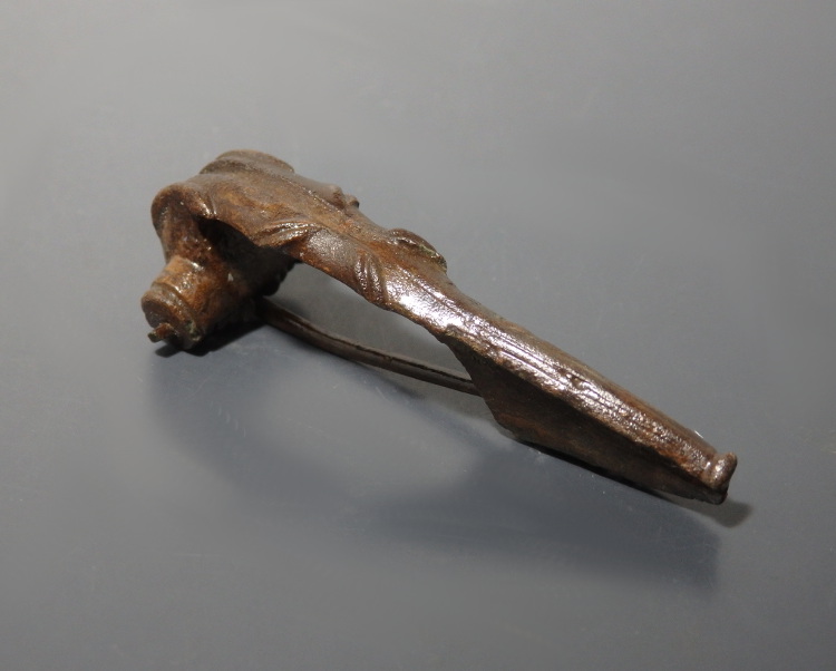 Decorated Celtic-Romano Bronze Brooch - Image 7
