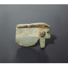 Egyptian Faience Eye of Horus Amulet