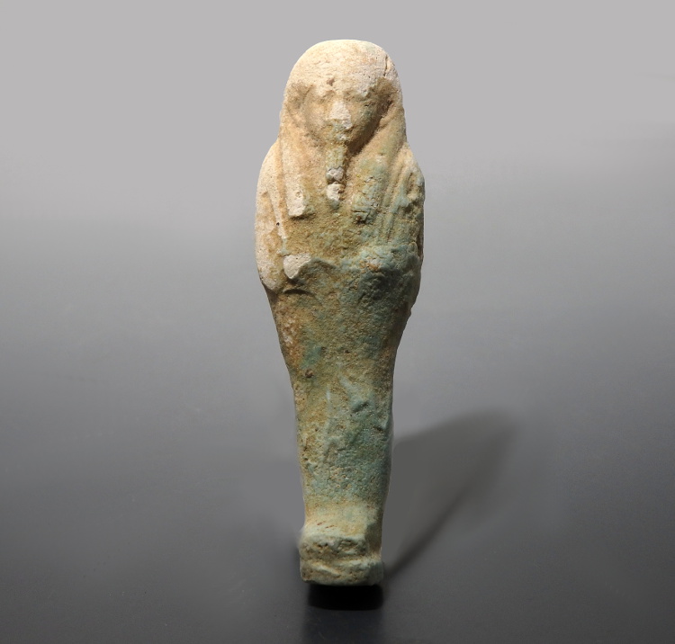 Egyptian Blue Faience Shabti