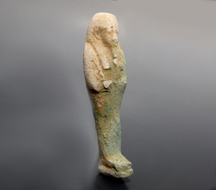 Egyptian Blue Faience Shabti - Image 3