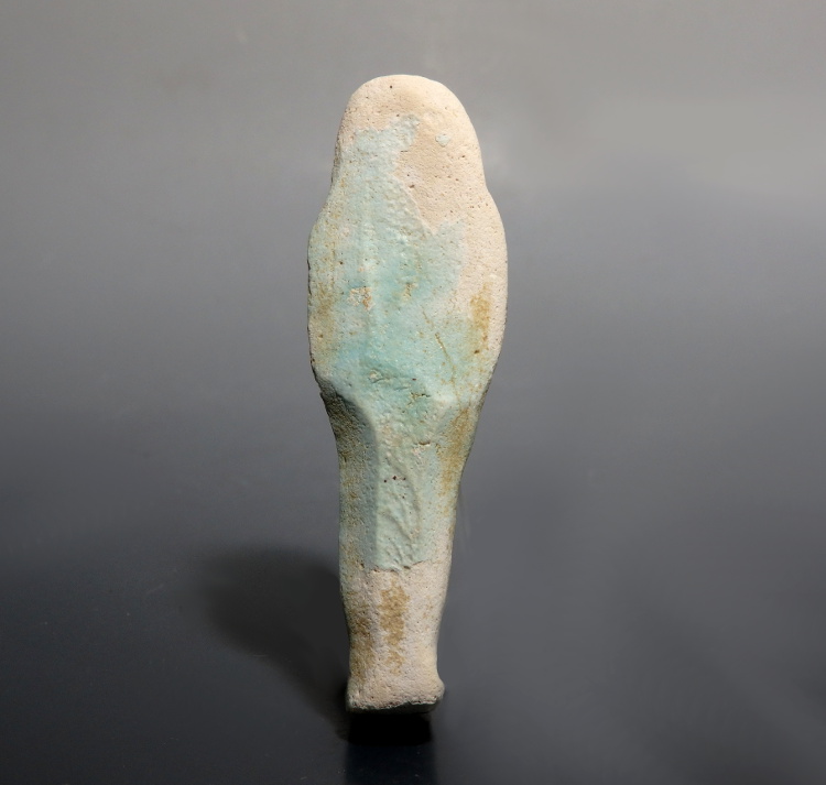 Egyptian Blue Faience Shabti - Image 4