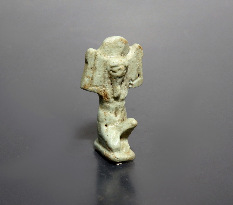 Egyptian Faience Amulet of Shu - Image 3