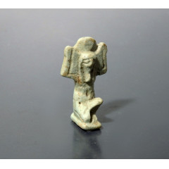 Egyptian Faience Amulet of Shu
