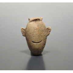 Large Egyptian Faience Heart Amulet