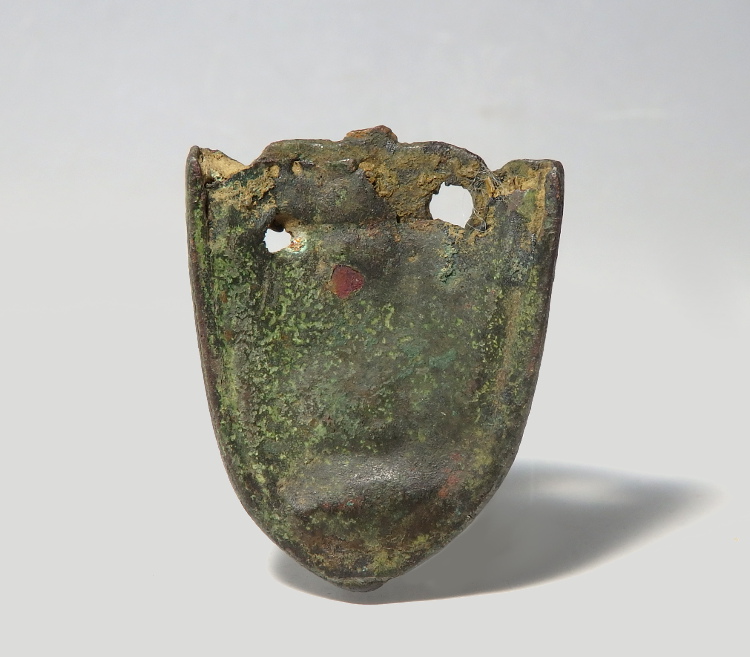 Medieval Bronze Openwork Dagger Chape - Image 2