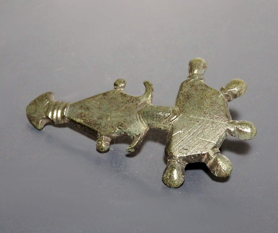 Visigothic Bronze Radiate-Headed Brooch - Image 2