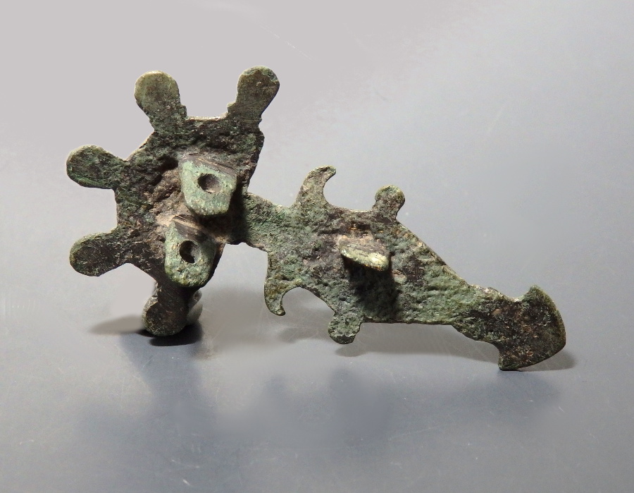 Visigothic Bronze Radiate-Headed Brooch - Image 4